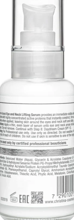 Feuchtigkeitsspendendes Anti-Falten Liftingserum für Augenkontur und Hals
