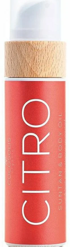 Feuchtigkeitsspendendes Bräunungsöl für den Körper mit Grapefruit-, Mandarinen- und Orangensaft