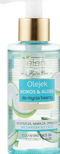 Feuchtigkeitsspendendes Gesichtsreinigungsöl für dehydrierte Haut mit Kokosnuss und Aloe
