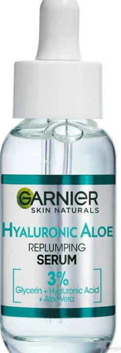 Feuchtigkeitsspendendes Gesichtsserum für normale und Mischhaut mit Hyaluronsäure und Aloe Vera