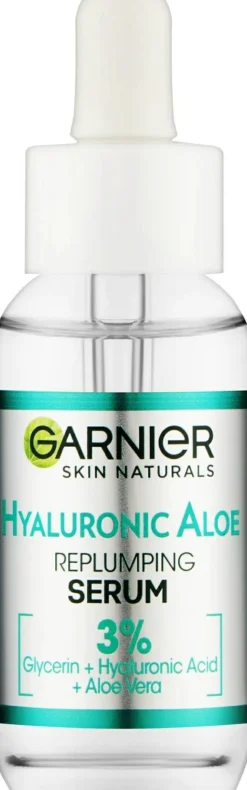 Feuchtigkeitsspendendes Gesichtsserum für normale und Mischhaut mit Hyaluronsäure und Aloe Vera