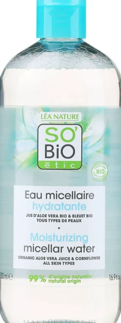 Feuchtigkeitsspendendes Mizellenwasser mit Aloe Vera