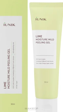 Feuchtigkeitsspendendes Peelinggel für das Gesicht mit AHA-Säuren und Fruchtextrakten