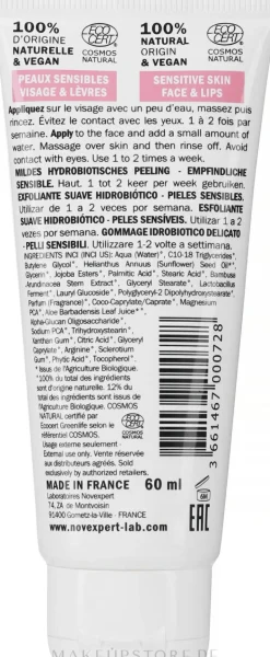 Feuchtigkeitsspendendes und beruhigendes Gesichtspeeling mit Magnesium