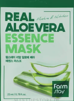 Feuchtigkeitsspendende Tuchmaske für das Gesicht mit Aloe Vera