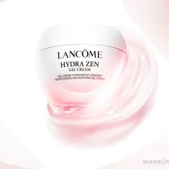 Feuchtigkeitsspendende und beruhigende Gesichtsgel-Creme mit Hyaluronsäure und Rosenextrakt
