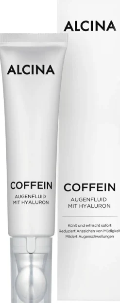 Fluid mit Koffein und Hyaluronsäure für die Haut um die Augen