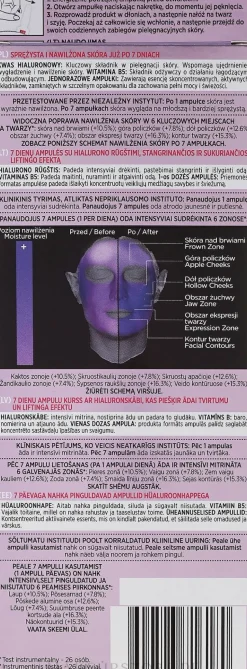 Gesichtsbehandlung mit Hyaluron in 7 Tagen