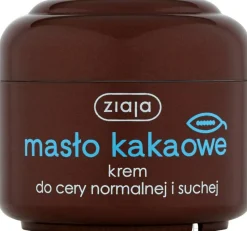 Gesichtscreme für normale und trockene Haut mit Kakaobutter
