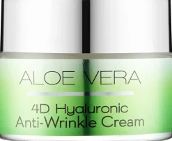 Gesichtscreme gegen Falten mit Aloe Vera