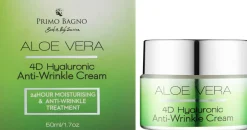 Gesichtscreme gegen Falten mit Aloe Vera