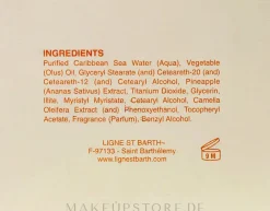 Gesichtscreme-Maske mit grüner Tonerde und Ananas