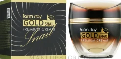 Gesichtscreme mit Gold- und Schneckenmucin