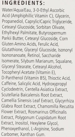 Gesichtscreme mit Vitamin C, Silymarin, Retinol und Antioxidantien-Komplex