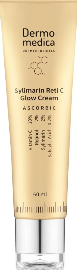 Gesichtscreme mit Vitamin C, Silymarin, Retinol und Antioxidantien-Komplex