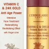 Gesichtsemulsion mit Vitamin C und 24 Karat Gold