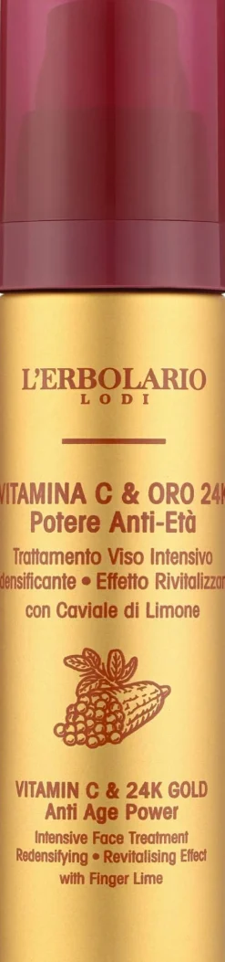 Gesichtsemulsion mit Vitamin C und 24 Karat Gold