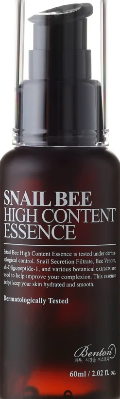 Gesichtsessenz mit Schneckenschleimfiltrat und Bienengift