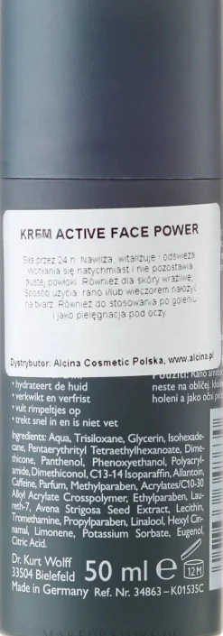 Gesichtsfluid mit Allantoin und Panthenol für Männer