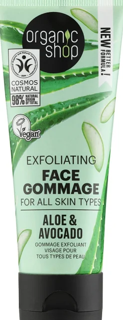 Gesichts-Gommage mit Avocado und Aloe