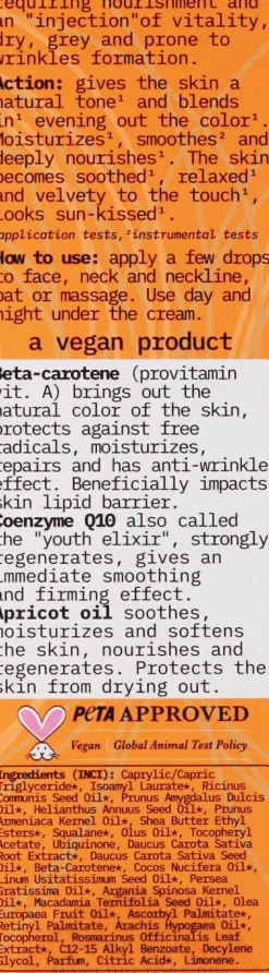 Gesichtsöl mit Beta-Carotin
