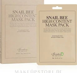 Gesichtsmaske mit Schneckenschleim und Bienengift