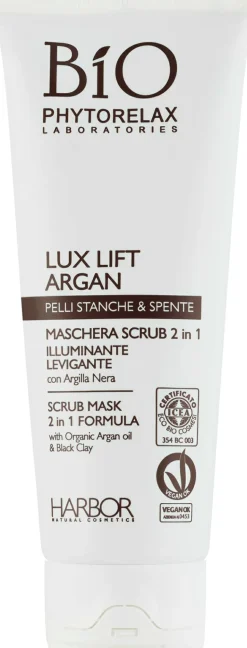 Gesichtsmaske-peeling mit Arganöl und shwarzer Tonerde
