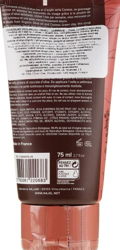 Gesichtspeeling mit Bio Olivenöl und grüner Tonerde
