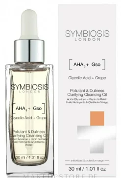 Gesichtsreinigungsöl mit Glykolsäure und Trauben