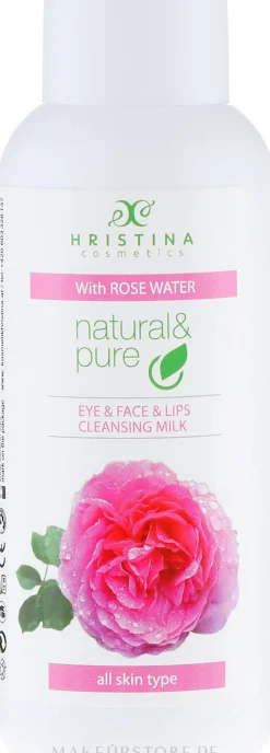 Gesichtsreinigungsmilch mit Rosenwasser