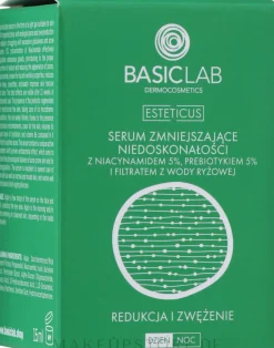 Gesichtsserum gegen Unvollkommenheiten mit 5% Niacinamid, 5% Präbiotikum und Reisfermentfiltrat