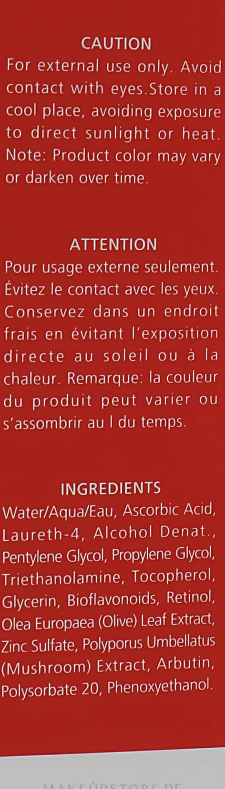 Gesichtsserum mit Vitamin C