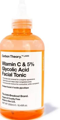 Gesichtstoner mit 5% Glykolsäure und Vitamin C