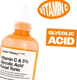 Gesichtstoner mit 5% Glykolsäure und Vitamin C
