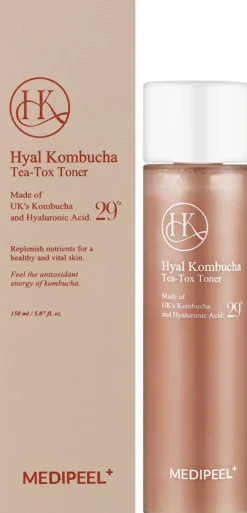 Gesichtstonikum zur Verbesserung der Hautelastizität mit Kombucha und Hyaluronsäure