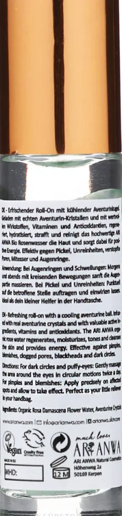 Gesichtswasser mit Aventurin und Rosenwasser