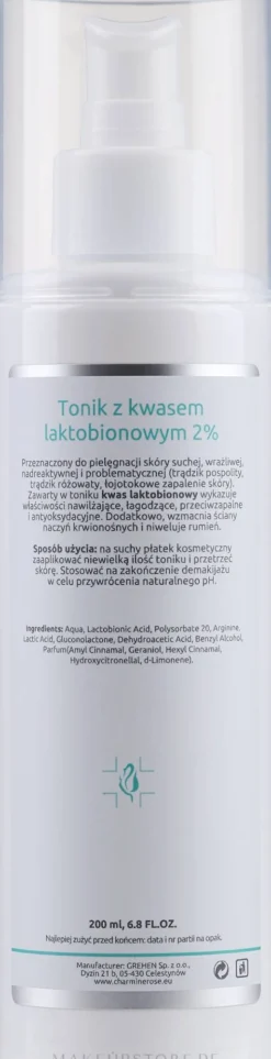 Gesichtswasser mit Lactobionsäure 2%