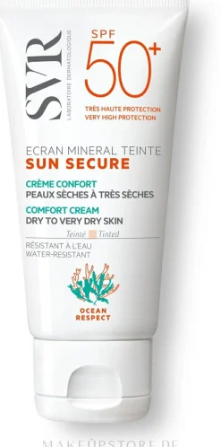 Getönte Sonnenschutzcreme für trockene und sehr trockene Haut SPF 50+