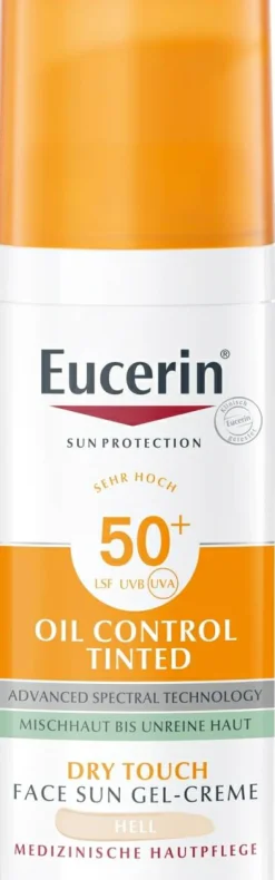 Getönte Gesichts-Sonnencreme-Gel