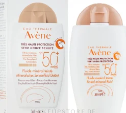 Getöntes mineralisches Gesichtsfluid mit Sonnenschutz SPF 50