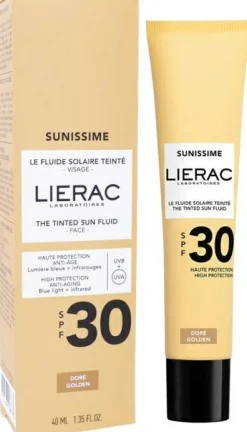 Getönte Sonnencreme-Fluid fürs Gesicht