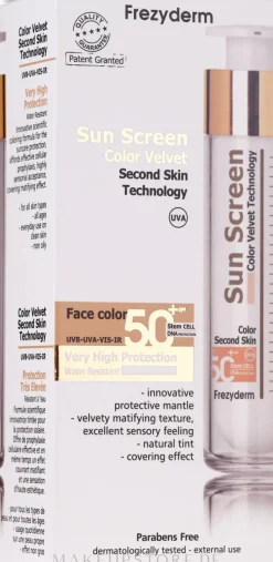 Getönte Sonnenschutzcreme für das Gesicht SPF 50+