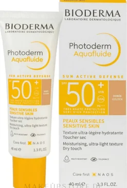 Getöntes Sonnenschutzfluid für das Gesicht SPF 50+