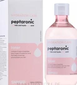 Glättendes und feuchtigkeitsspendendes Gesichtstonikum mit Peptiden und Hyaluronsäure