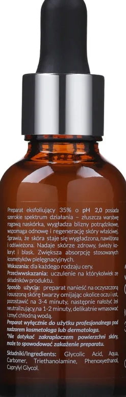 35% Glykolsäure für alle Hauttypen