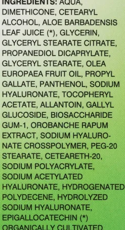 Hyaluron-Augen- und Lippenpflege mit Aloe Vera