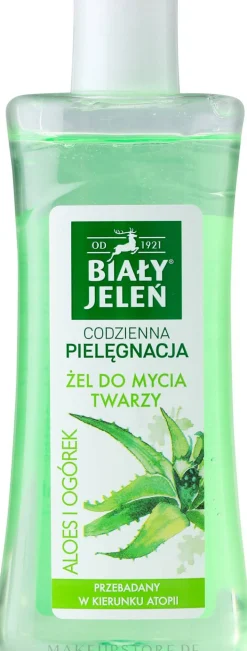 Hypoallergenes Gesichtsreinigungsgel mit Aloe Vera und Gurke