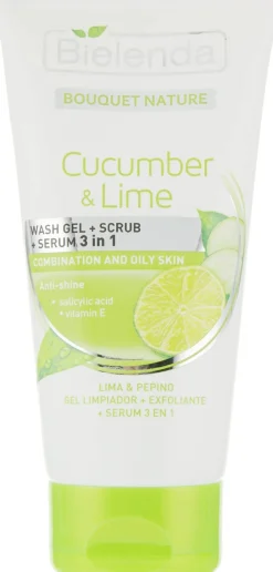 3in1 Reinigungsgel, Peeling, Gesichtsserum