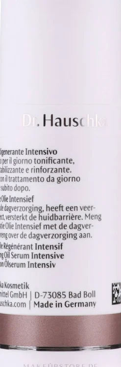 Intensiv regenerierendes Ölserum für das Gesicht