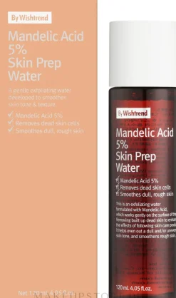 Kosmetisches Wasser mit Mandelsäure